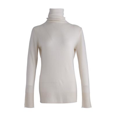 China Anti Shrink Fashion Basic Women Knitted Turtle Neck Cashmere Sweater Top for sale