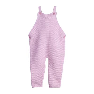 China Latest Design Anti-Shrink Pink Knitted 100% Cotton Kid Girl Ribbed Pants for sale