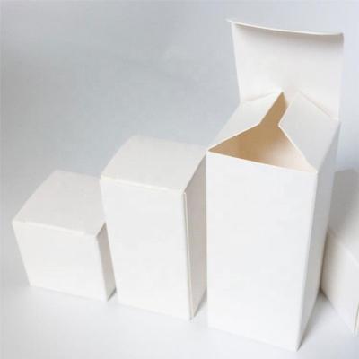 China Recyclable Customized Product Packaging Small White Box Packaging, Plain White Paper Box, White Cardboard Box for sale