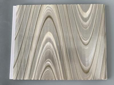 Chine Panneaux de mur stratifiés par plafond de contreplaqué d'étude, conception en bois de vague de feuilles de stratifié de grain à vendre