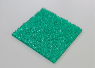 China Material contínuo gravado verde de  da folha do policarbonato espessura de 2mm - de 12mm à venda