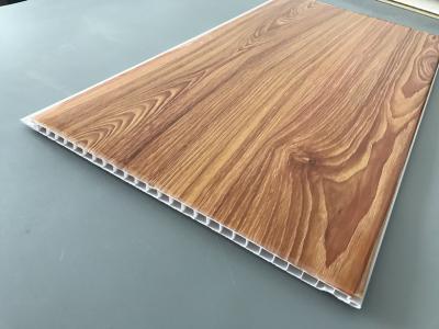 China Wood Transfer Printing 250mm Decorative PVC Panels Waterproof Ceiling for sale