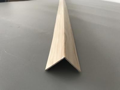 China L Type Wooden Laminated PVC Extrusion Profiles For PVC Ceiling Panel Connection for sale