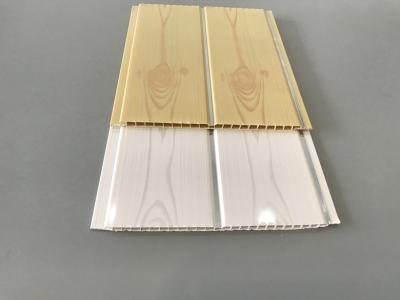 China 200 × 5.95M Interior Artistic Pvc Wood Cladding Panels For Restaurant 8 Thickness for sale