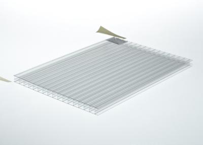 China Clear Polycarbonate Patio Roof Panels / Corrugated Plastic Roofing Sheets for sale