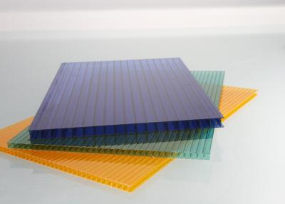 China Durable Colored Polycarbonate Roofing Sheets With Good Sound Insulation for sale