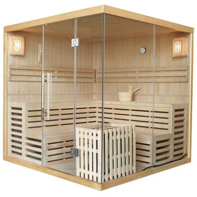 China Computer Control Panel Direct Selling 1 Years Warranty 6000w Outdoor Traditional Sauna for sale