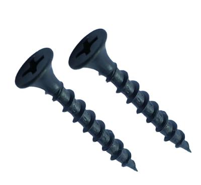 China Matte Black Phosphating Drywall Nail Head Screw Lightgage Joist Cross Countersunk High Strength Tapping Steel Tapping Nail for sale