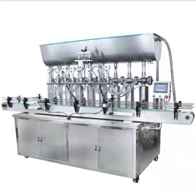 China 100-1000ML Food 10 LEADS HEATING MACHINE PRODUCTION FILLING CAP LINE FOR VASELINE for sale