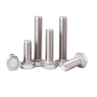 중국 Cheap Price Stainless Steel DIN933 Hex Head 304 316 316L 1/6 Stainless Steel DIN 931 Bolts SS Bolt Nuts Hex Bolt 판매용