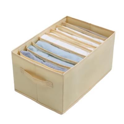 China Foldable type drawer storage box for clothes drawer for jeans storage bag for winter clothes storage basket for sale