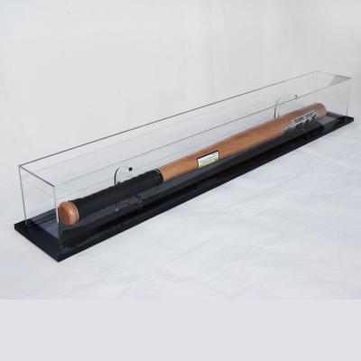 China Wholesale high quality custom clear acrylic sports display stand baseball bat display case for sale