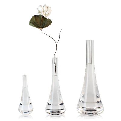 China Wholesale Custom Light Luxury Tabletop Home Decoration Acrylic Large Flower Vase for sale