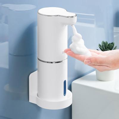 China Intelligent Automatic Bathroom Soap Dispensers Household Foam Hand Wash Machine With USB High Quality ABS Material Hand Filling Sanitizer for sale