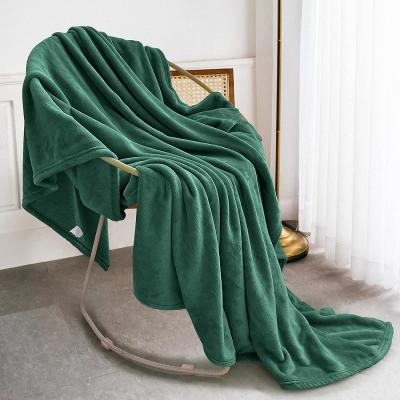 China Anti Dust Mite Fleece Throw Blankets For Bed , Super Soft And Warm Plush Throw , Machine Washable Sherpa Throw Blankets for sale