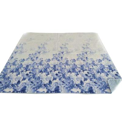 China Home High Quality Pinsonic Printed Bed Cover Patchwork Quilts Bedspread Bedding Set for sale