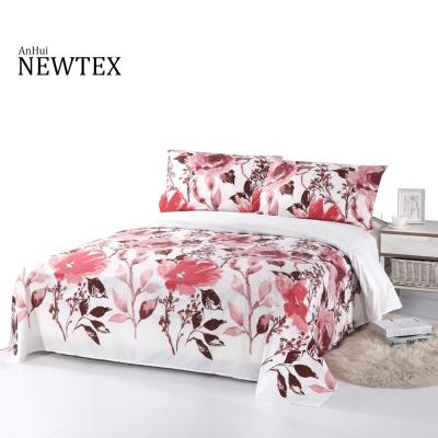 China Anti Dust Mites 3 Piece Bed Sheets Set - 1 Flat Sheet+2 Pillow Cases for sale