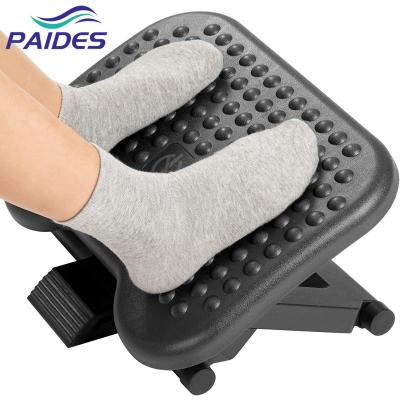 China High Quality HIPS 2022 Desktop Design Ergonomic Foot Rest Manufacturer Plastic Massage Foot Rest for sale