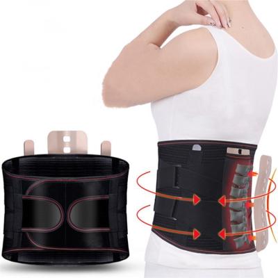 China Comfortable Elastic Breathable Therapy Brace Lower Pain Back Support Adjustable Breathable Lower Back Support Belt for Women and Men for sale