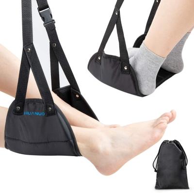 China Lightweight Airplane Footrest Under Desk Foot Hammock In Home Office Adjustable Travel Foot Rest Get Your Feet Relaxed for sale