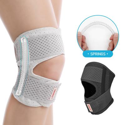 China 2022 New Straps Pad Knee Brace Non-slip Breathable Adjustable Hinge Knee Support for sale