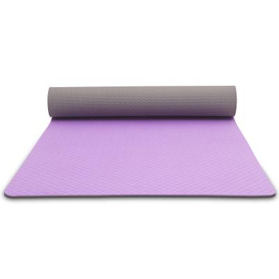 China SANFAN Large Yoga Mat 8mm High Density Rubber Yoga Pilates Mat Yoga Mates Exercise Non-Slip Environmental Custom Print Training for sale