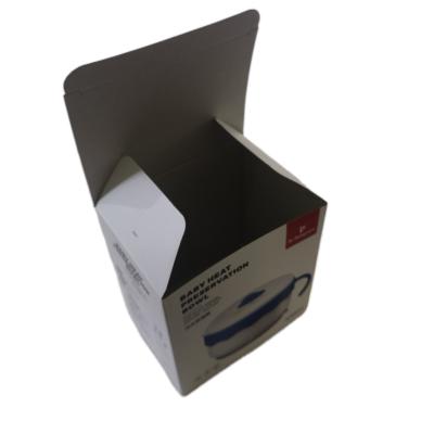 China Recyclable Corrugated Cardboard Packaging Box Insulation Bowl Paper Packaging Box Customized High Quality for sale