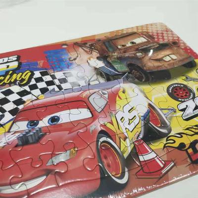 China Toy Car Jigsaw Puzzles Educational in Metal Box for Kids Ages 4 Up Boys Girls Girls Educational Toy Puzzles Children Learning Educational Jigsaw Puzzles for sale