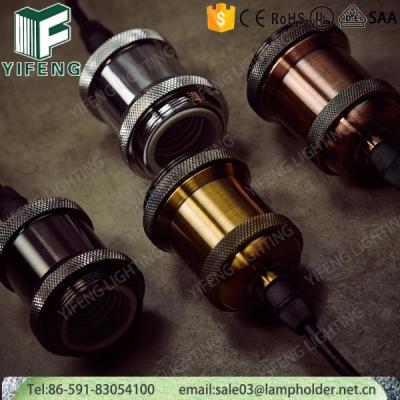 China Aluminum Screw E27 Metal Socket Lamp Holder for sale