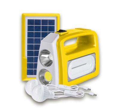 China Affordable Rechargeable Emergency Solar Led Flashlights With 5VUSB Charging Cable And A Grade Solar Panel for sale