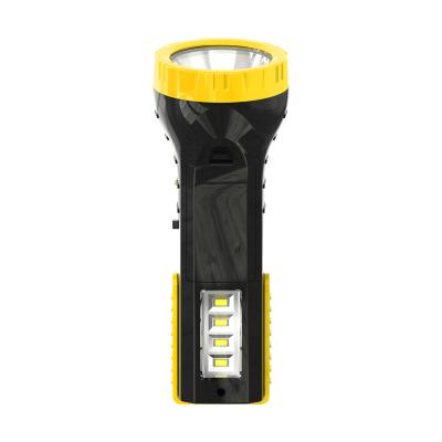 China Wholesale most popular camping solar led flashlight usb rechargeable with side light for sale