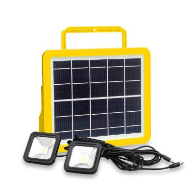 China Theme Park EcoMatters Portable Home Solar Lighting System with COB Bulb for Home for sale