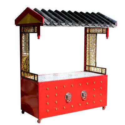 China New China Energy Saving Innovation Outdoor Hand Push Fast Food Cart With Shipping/High Quality Hand Push Food Cart for sale