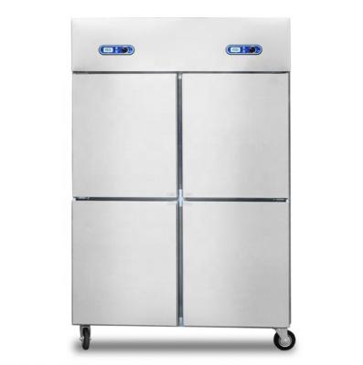 China Multi-function commercial kitchen 1000L refrigerator solid /4 door commercial meat freezer for restaurant for sale