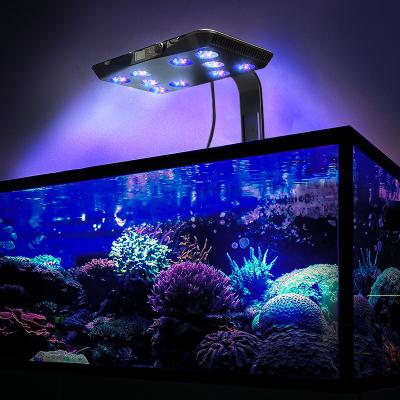 China Chinese supplier 90w aluminum alloy led dimmable WIFI controller coral reef led aquarium light for sale