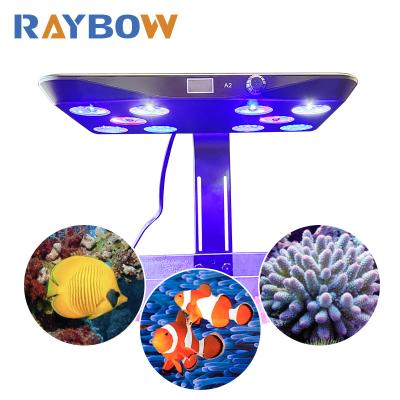 China Aluminum Alloy 5USD OFF RB SL090 Full Spectrum Easy Control Aquarium Led Lighting Tank Marine Reef Led Aquarium Lights for sale