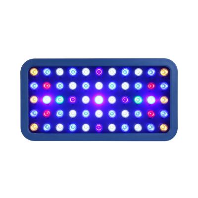 China Widely used in aquarium 165W Marine Coral factory aquarium led lighting full spectrum 55*3w wifi led aquarium light for fish coral reef for sale