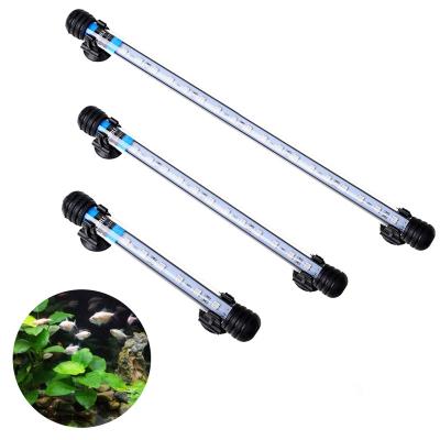 China Dimmable Full Spectrum LED Aquarium Light 19-120CM 5050 RGB LED Submersible Air Bubble Oxygenation Light Aquatic Lamp Freshwater Aquarium Light for sale