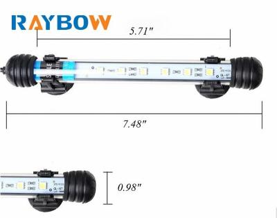 China Dimmable Full Spectrum LED Light Raybow Freshwater Aquarium Customized IP67 Color Long Life Underwater Lamp Table Mini Aquarium Betta Arowana LED Remote Control Aquarium Light for sale