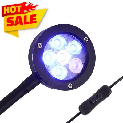 China Metal Aquarium Nano Reef Marine Lights, Blue, White, Purple, Switch-on-Cord, 12V, 1A, Aluminum Alloy Shell for Mini Coral Reef Tank for sale