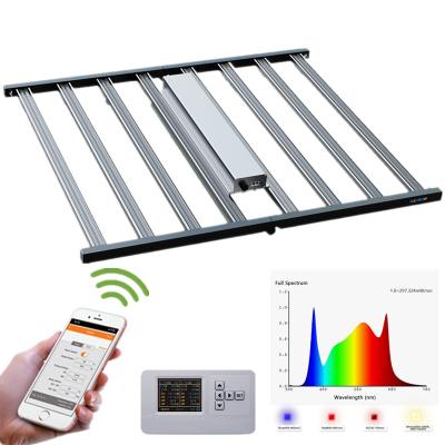 China Seed Starting 2021 Samsung 8 Bars 650w 1000w Full Spectrum Collapsible Cultivators Choice 8 Watt Cob Led Grow Lights For Greenhouse for sale