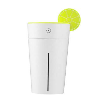 China Household Lemon Cup Humidifier Air Humidifier Essential Oils for Aromatherapy Diffusers Aroma Light Humidifier for sale