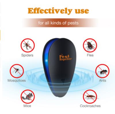 China Viable Electronic Ultrasonic Pest Control Reflector Plug In Insect Repellent Killer For Mouse Mosquito Cockroach Insects for sale