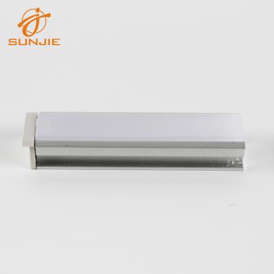 China Decorations ALP2711 High Quality Double Anodized LED Aluminum Profile Recessed Mounted LED Channel For Floor for sale