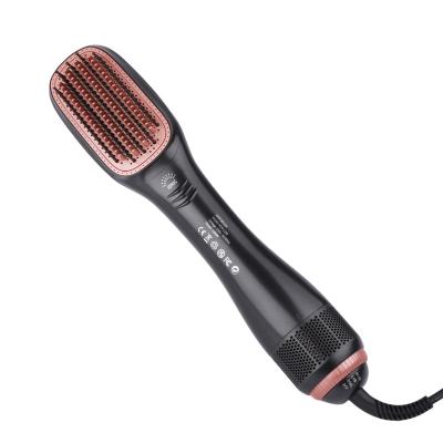 China Nondisposable Comb Multifunction Dryer Negative Ion Hot Air Blow Lescolton Professional Blowout Hair Dryer Brush Straighten for sale