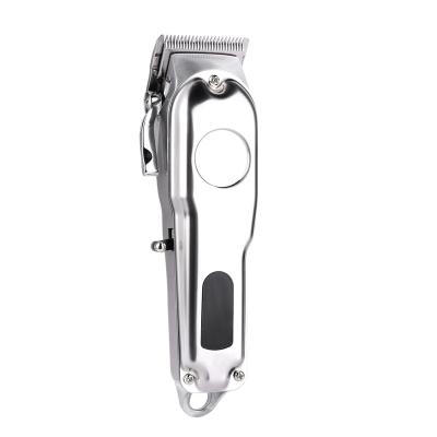 China Silver Car Trimmer Men's Hairdressers Lescolton Profesional Clippers Hair Cutting Machine Dropshipping Metal Rechargeable Trimmer for sale