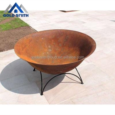 China Stocked Metal Fire Pit - Resistant Burning Without Warping - Surviving Steel Fire Pit - Camping Fire Pit for sale