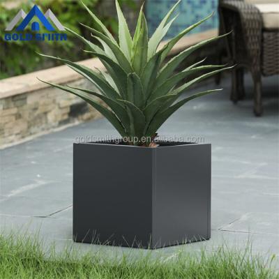 China American Style Aluminum Alloy Material Powder Coating Metal Planter Social Distance Box for sale