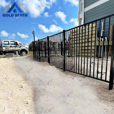 China Easily Assembled Powder Coating Surface Eco Friendly High Strength Security Fence Canopy Aluminum Barrier for sale