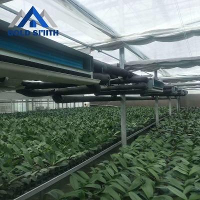 China Hot Dipped Galvanized Steel Frame Fruit Vegetable Flowers Commercial Greenhouse For Sale for sale